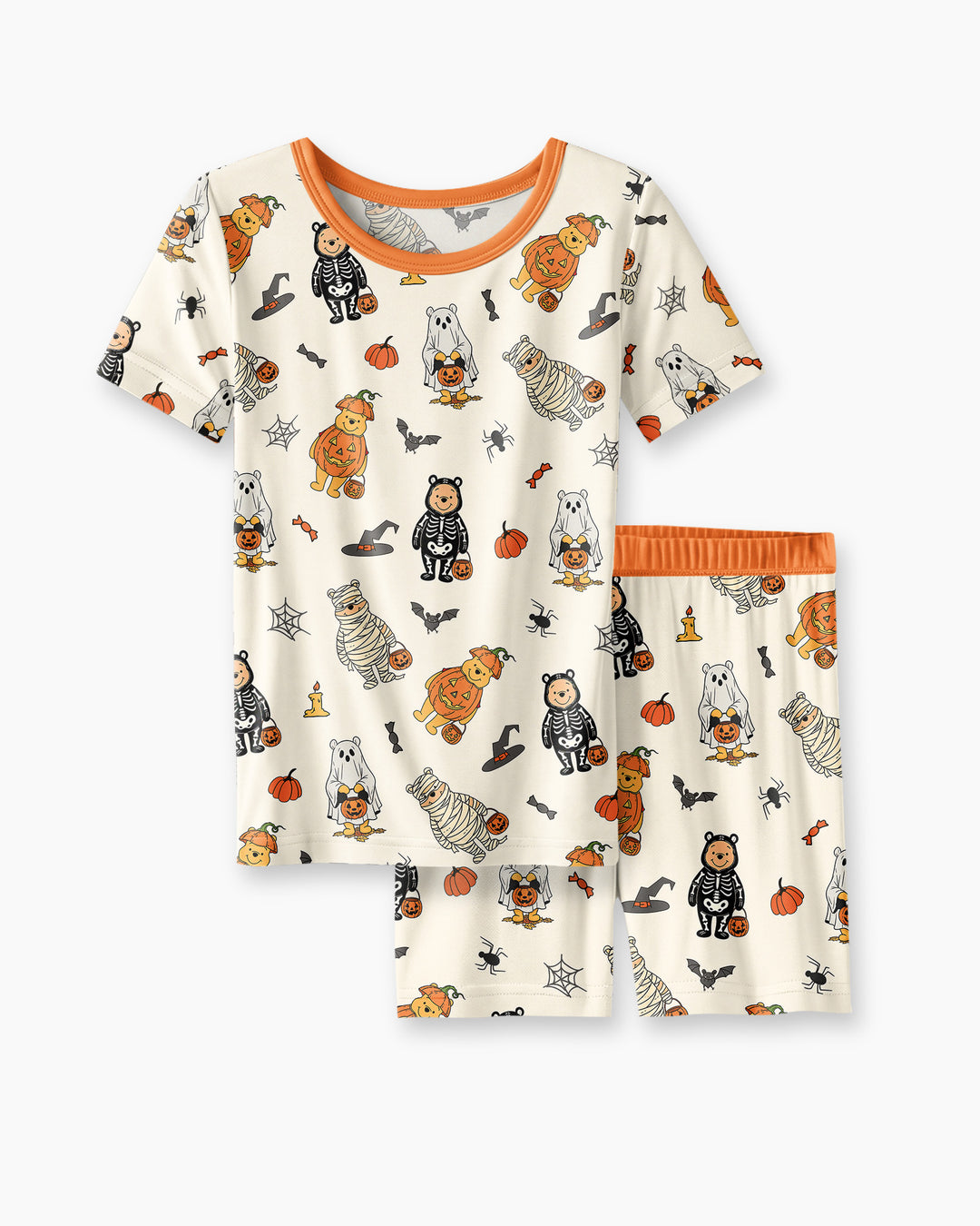 Template Bamboo Two Piece Short Sleeve Shorts Pyjamas Set