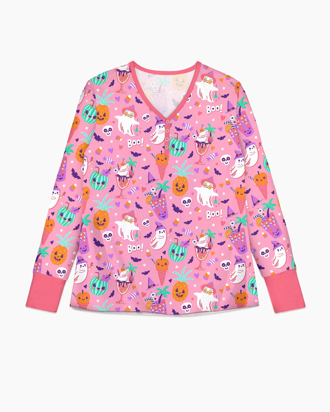 Summerween Doodles Bamboo Women Pajama Set