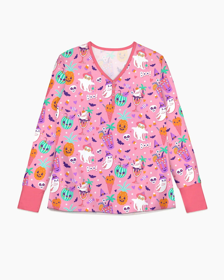 Summerween Doodles Bamboo Women Pajama Set