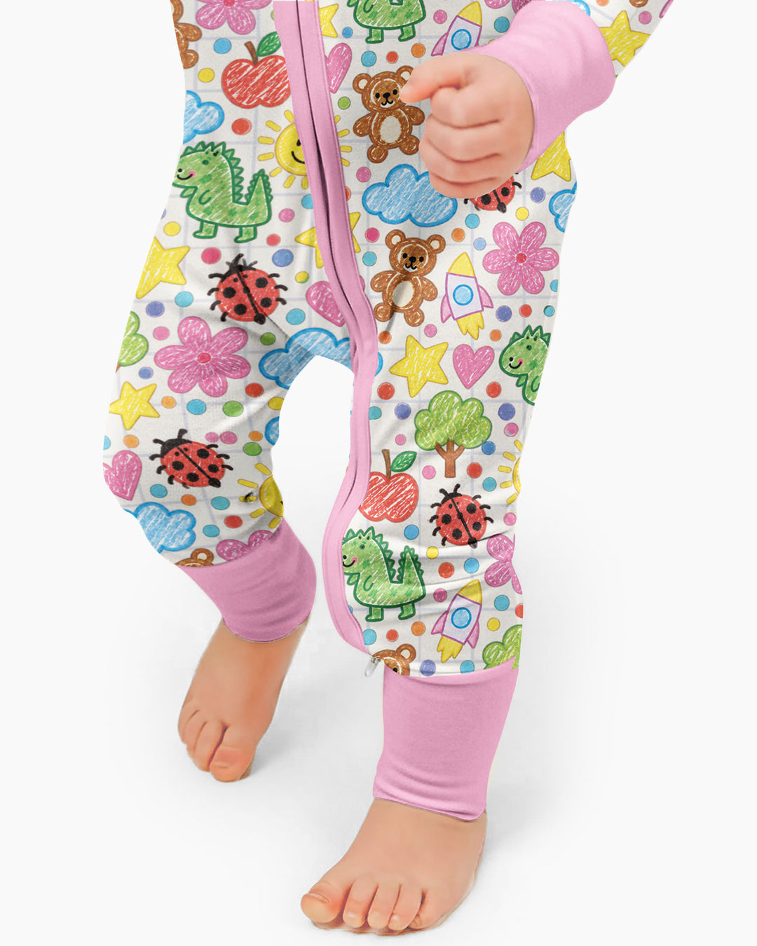Baby Cute Draw Bamboo Convertible Zippy
