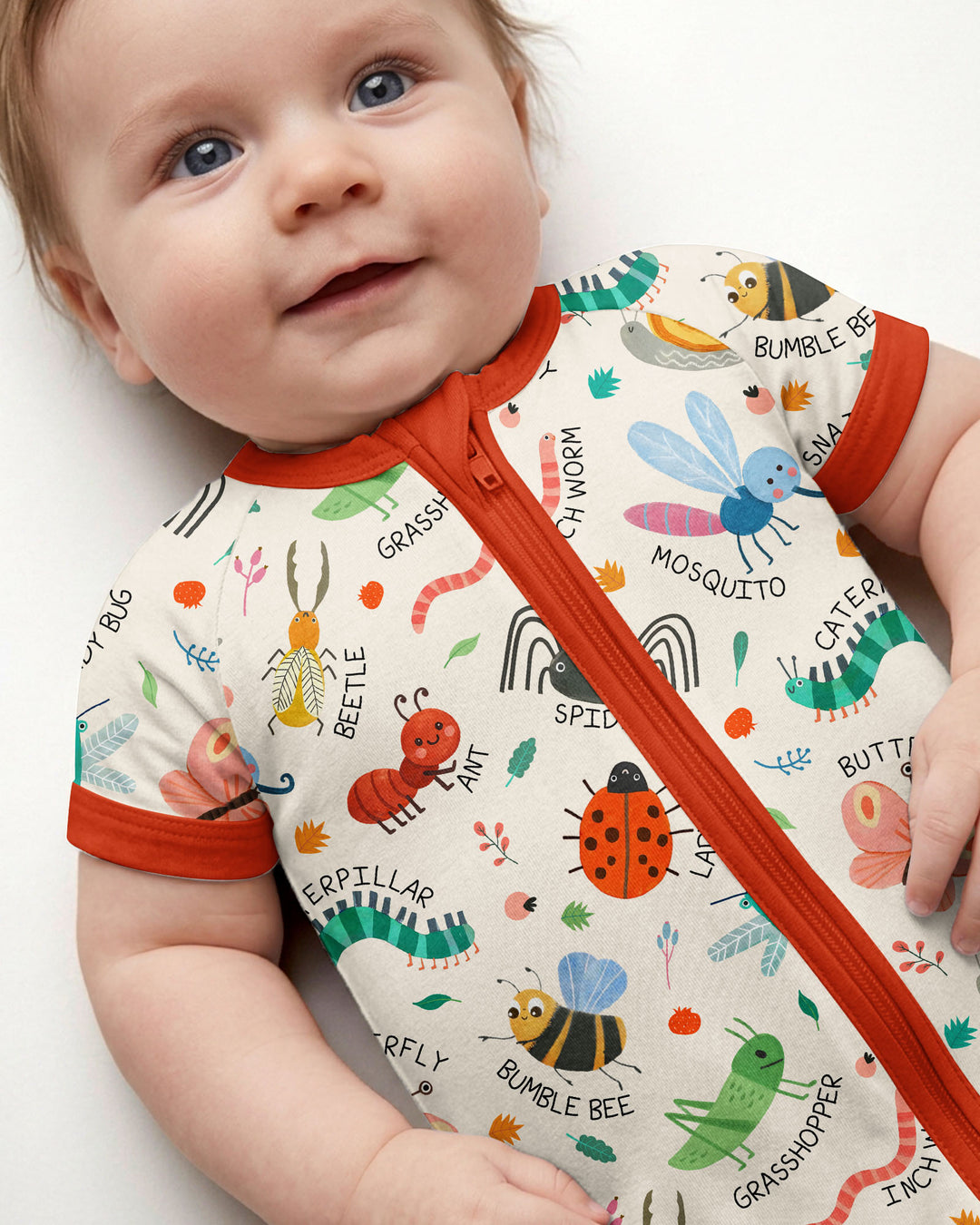 Bug Field Guide Bamboo Shorty Zippy