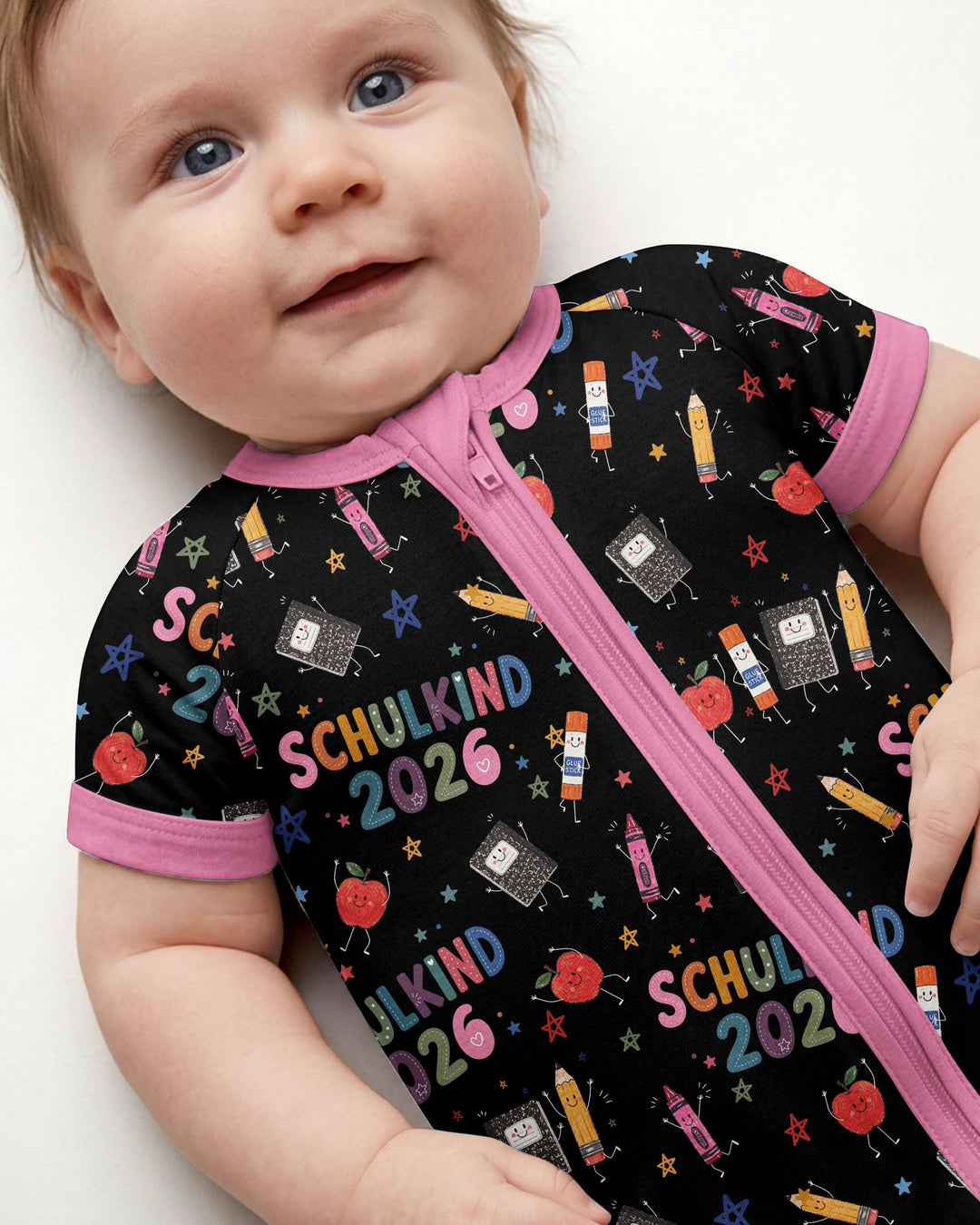 First Day Fun 2026 Bamboo Shorty Zippy