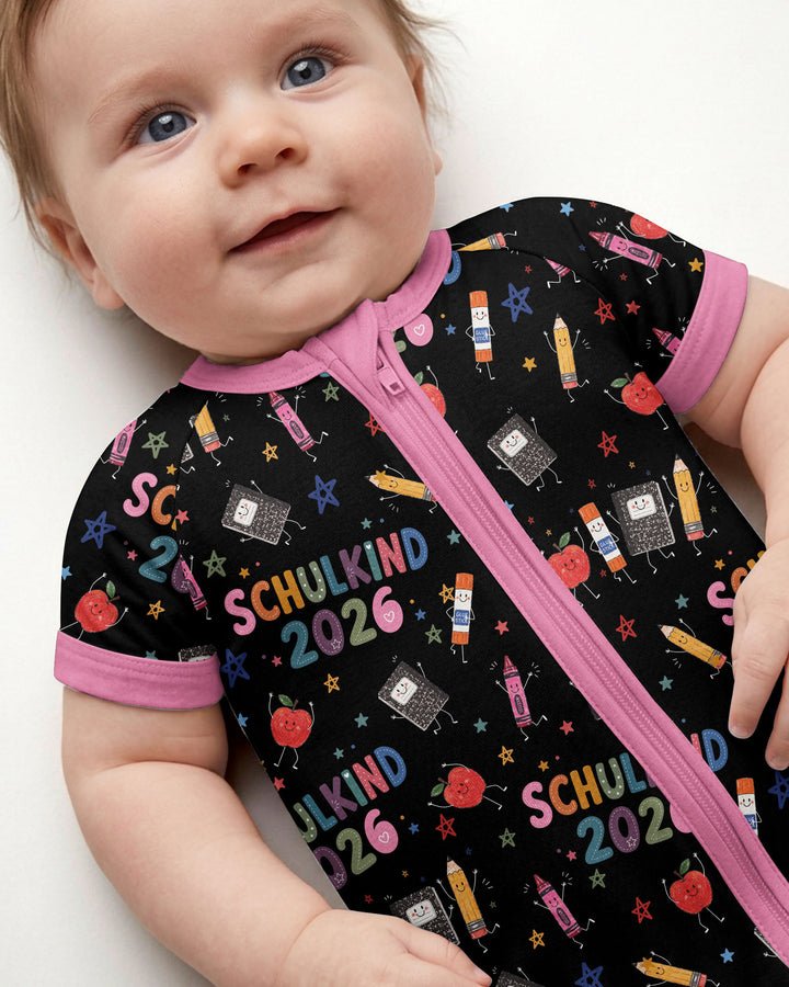 First Day Fun 2026 Bamboo Shorty Zippy