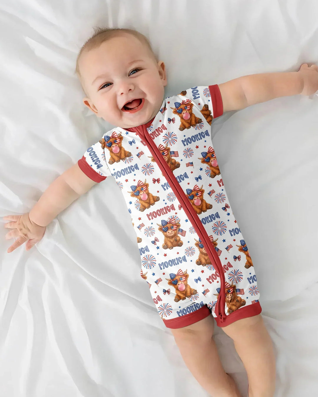 Moo-Rica Cowgirl Bamboo Shorty Zippy
