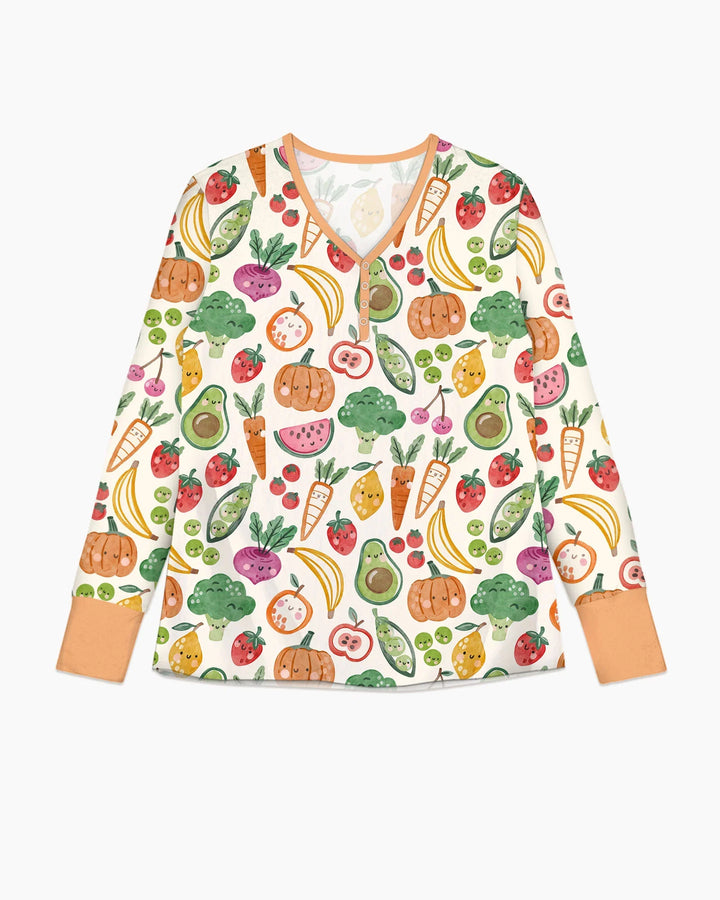 Veggie Friends Family Matching Bamboo Women Pajama Set