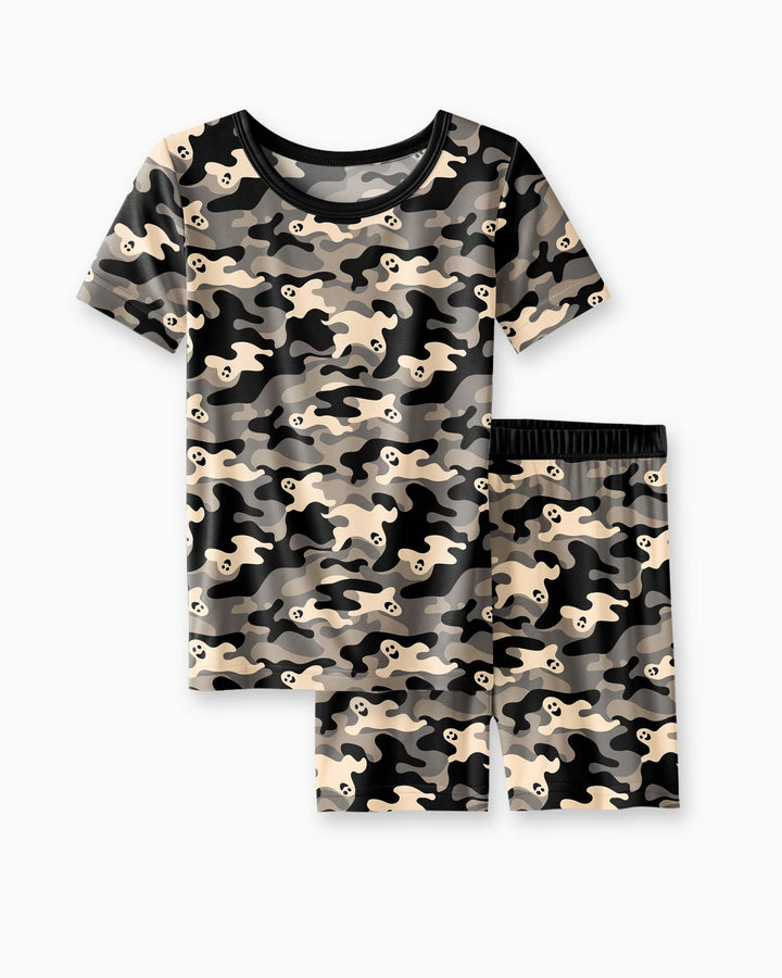 Template Bamboo Two Piece Short Sleeve Shorts Pyjamas Set