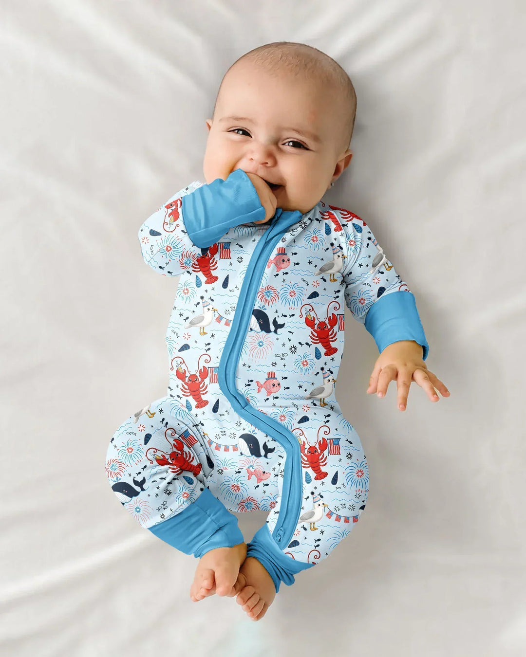 Celebrate 4th of July Family Matching Bamboo Convertible Zippy