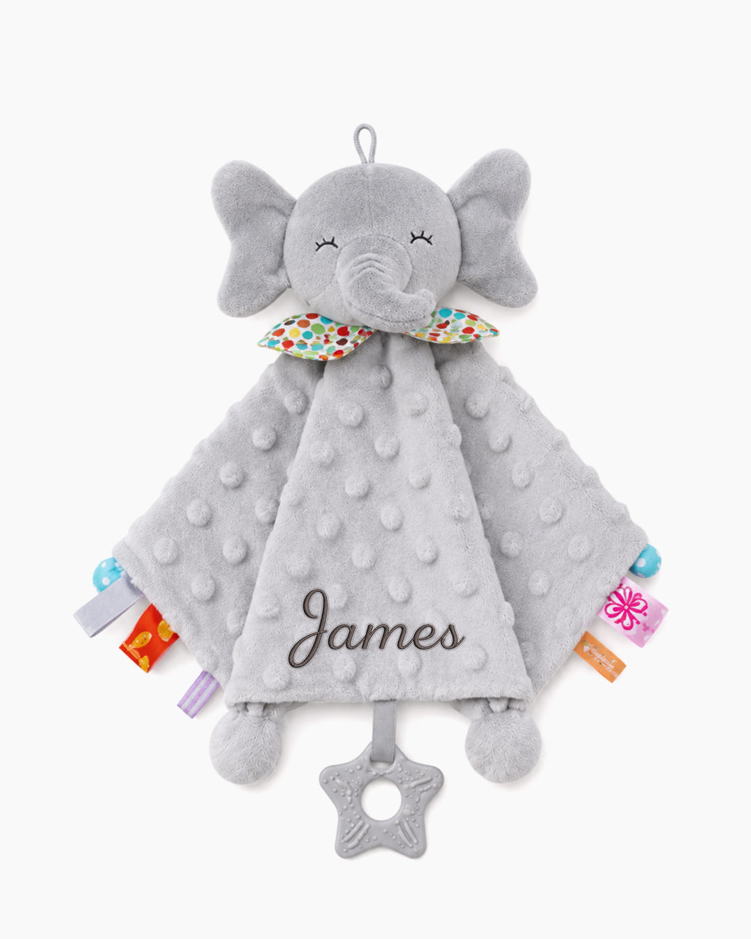 Minky Dot Lovey Baby Security Blanket