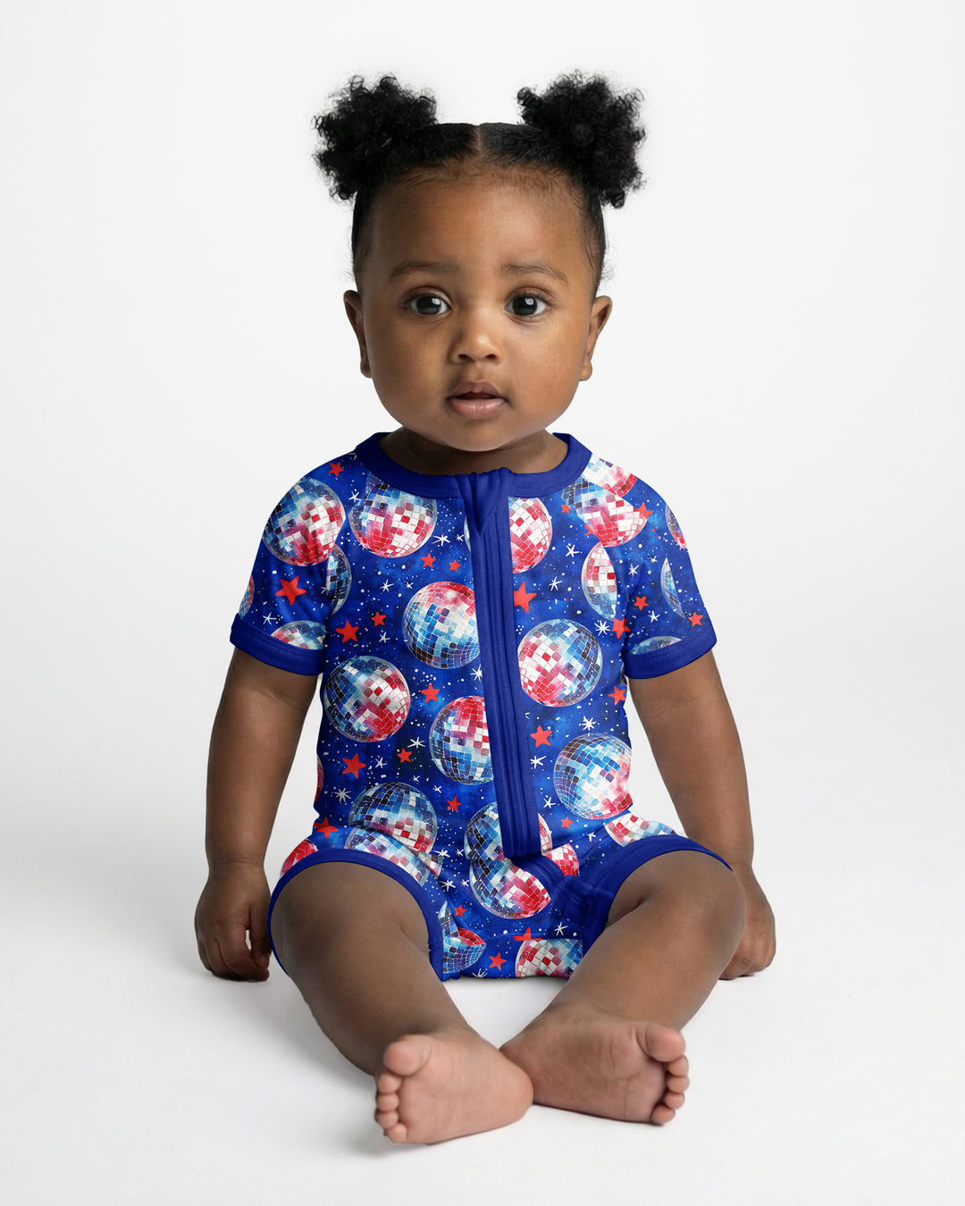 USA Disco Balls Bamboo Shorty Zippy