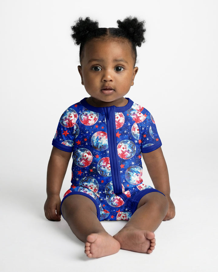 USA Disco Balls Bamboo Shorty Zippy