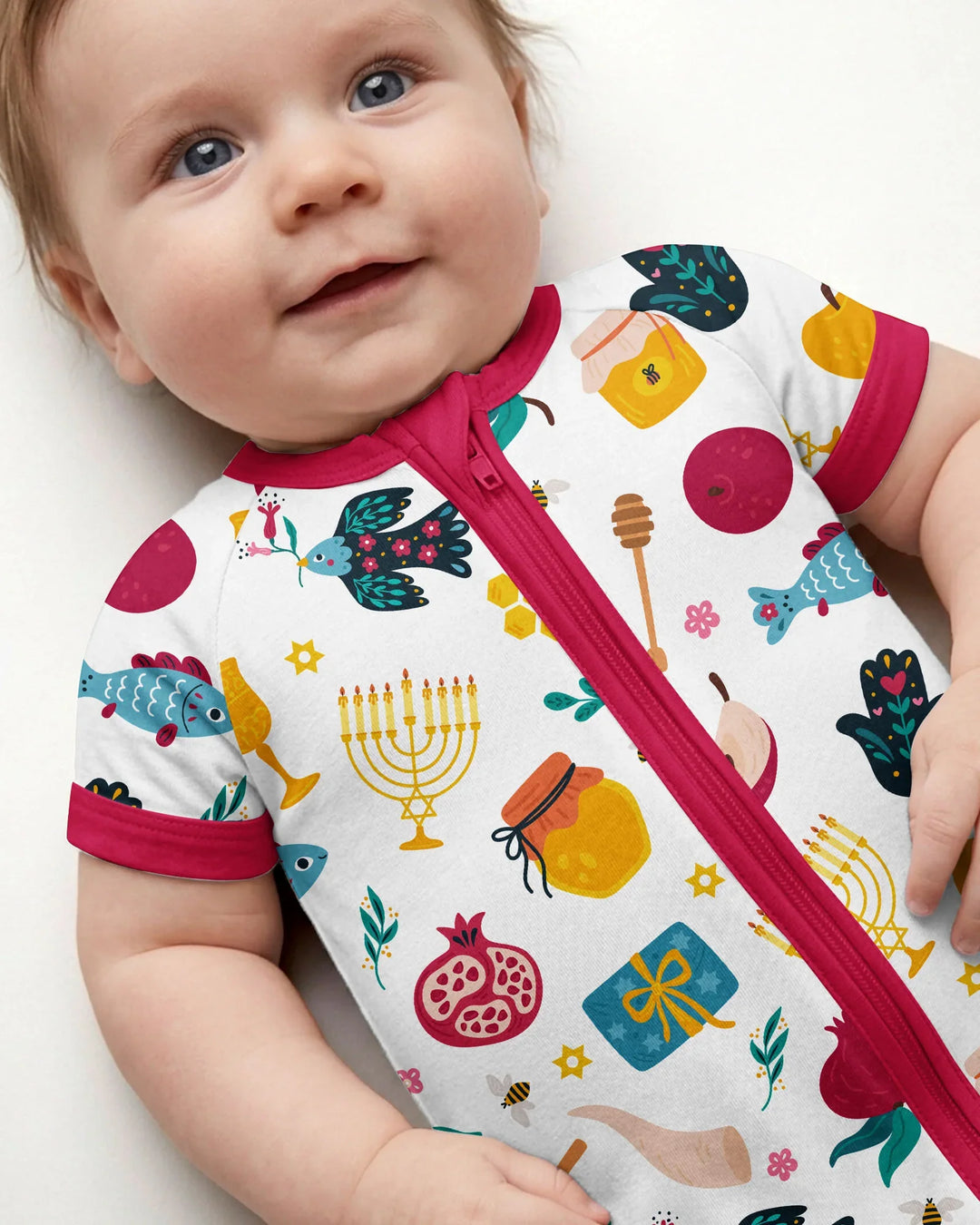 Shanah Tovah Party Bamboo Shorty Zippy
