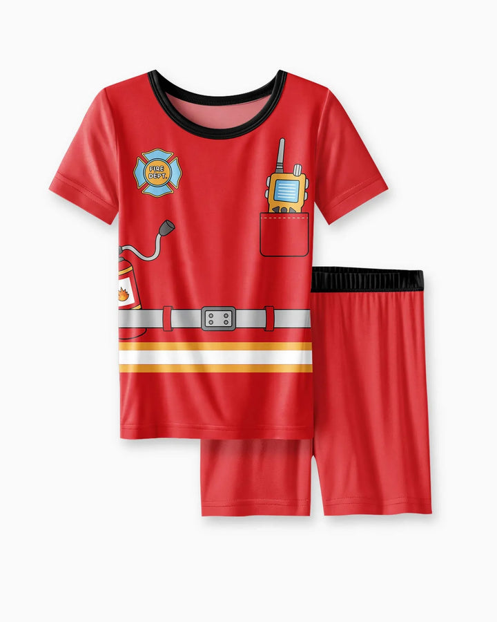 Template Bamboo Two Piece Short Sleeve Shorts Pyjamas Set