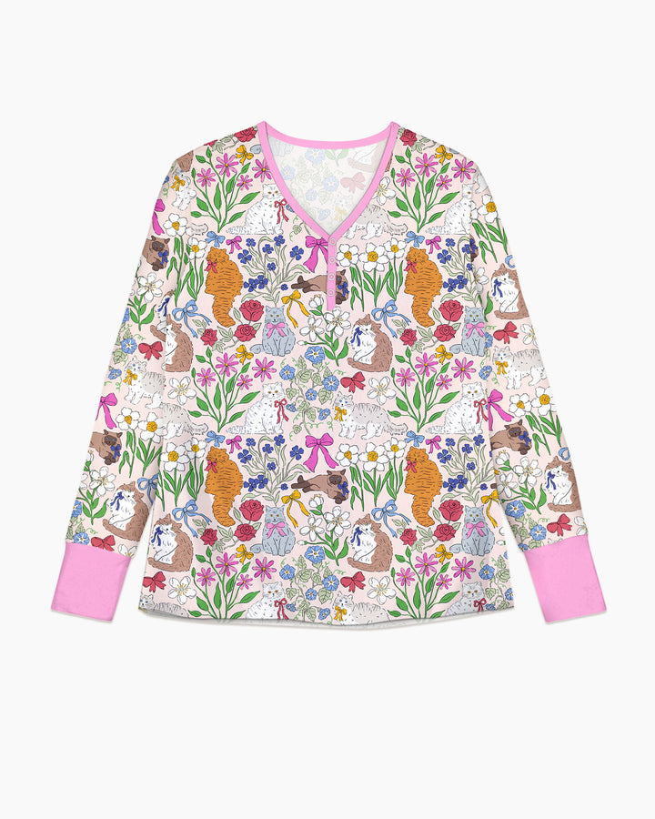 The Garden Cattery Mommy & Me Matching Bamboo Women Pajama Set