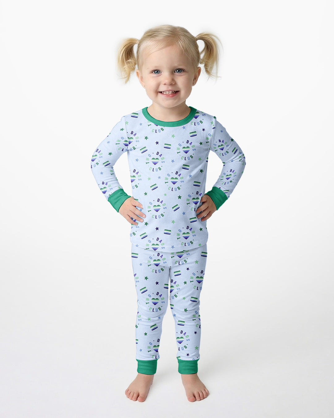 Love Makes Family Bamboo Two Piece Long Sleeve Pajama Set