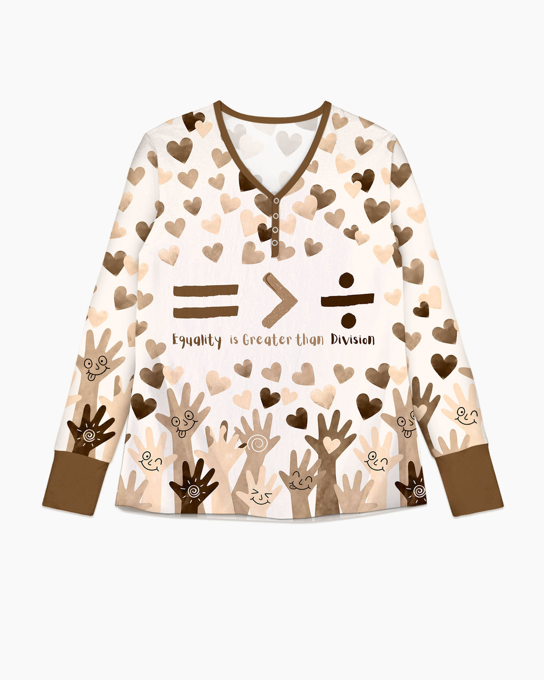 Equality Is Better Than Division Bamboo Women Pajama Set