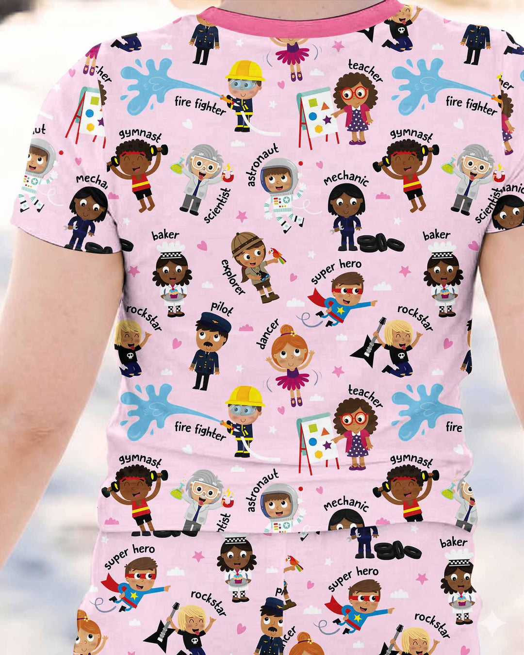 When I Grow Up Bamboo Two Piece Short Sleeve Pajama Set