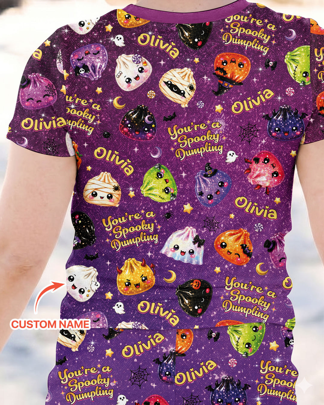 CUSTOM Template Bamboo Two Piece Short Sleeve Pyjamas Set