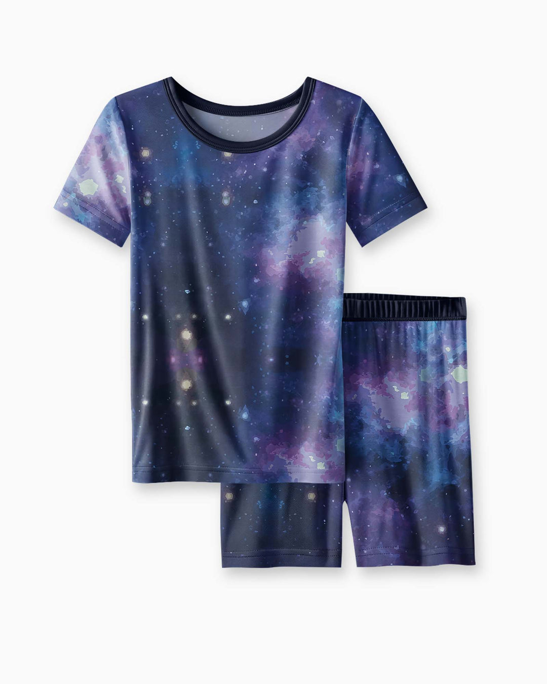 Nebula Bamboo Two-Piece Short Sleeve Shorts Pyjamas Set