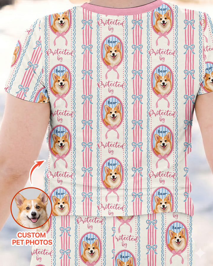 CUSTOM Template Bamboo Two Piece Short Sleeve Pyjamas Set