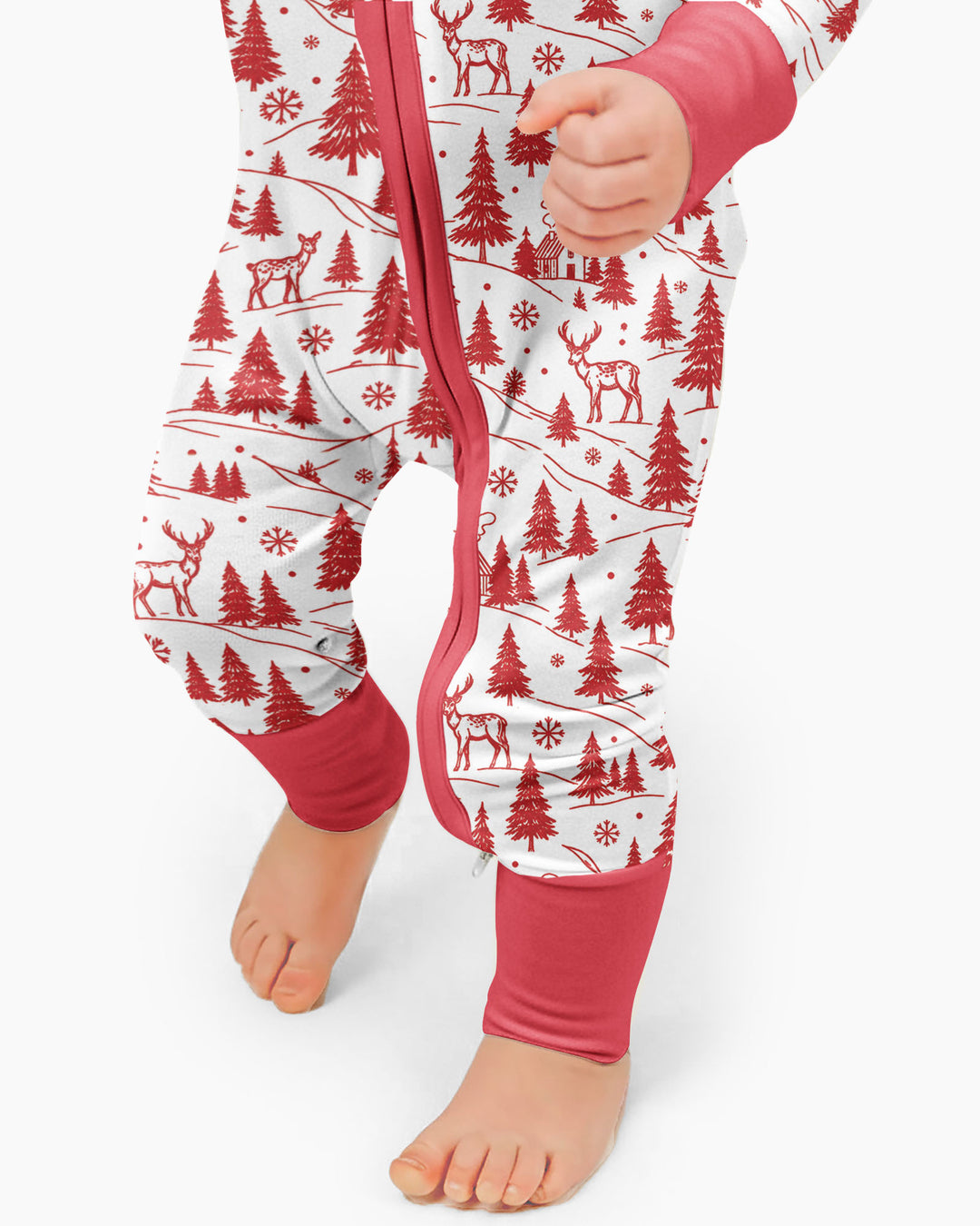 North Pole Train Bamboo Convertible Zippy