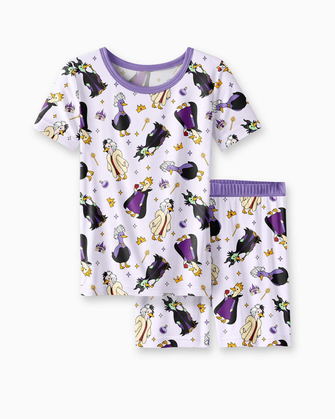 Evil Goose Bamboo Two Piece Short Sleeve Shorts Pajama Set