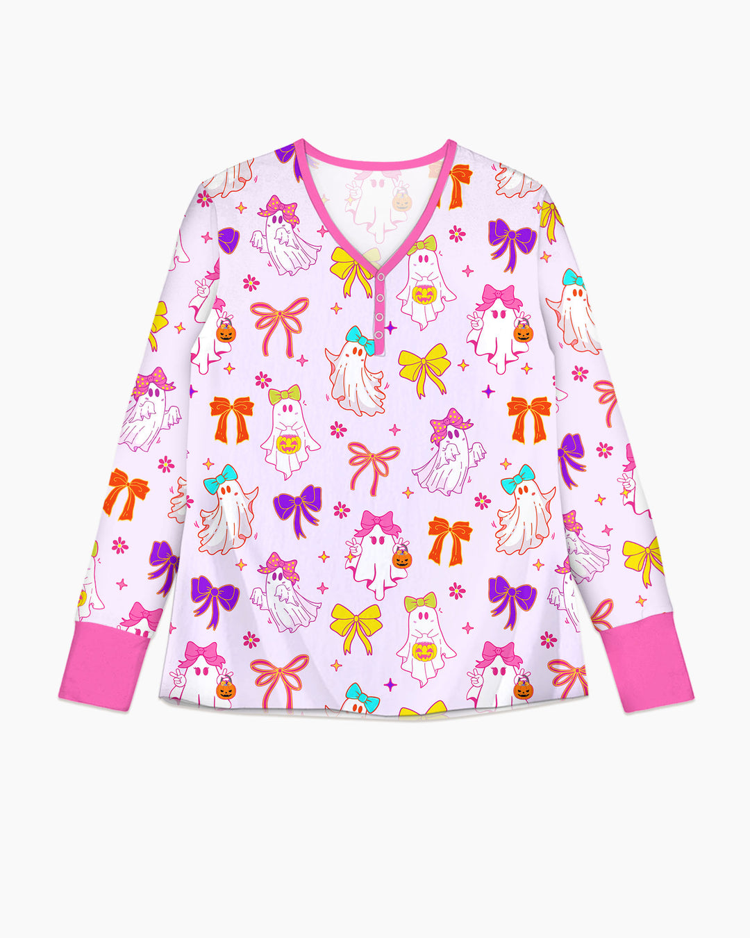 Coquette Ghost & Bow Bamboo Women Pajama Set