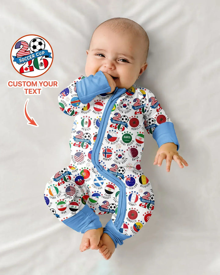 The World Plays Here 2026 Soccer Tour Bamboo Convertible Zippy