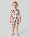 Party Like It's 1776 Family Matching Bamboo Two Piece Short Sleeve Shorts Pajama Set