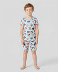 Feelings Vocabulary Bamboo Two Piece Short Sleeve Shorts Pajama Set