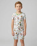 Daddy's Fishing Buddy Daddy& Me Matching Bamboo Two Piece Short Sleeve Shorts Pajama Set