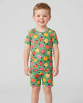 Template Bamboo Two Piece Short Sleeve Shorts Pyjamas Set