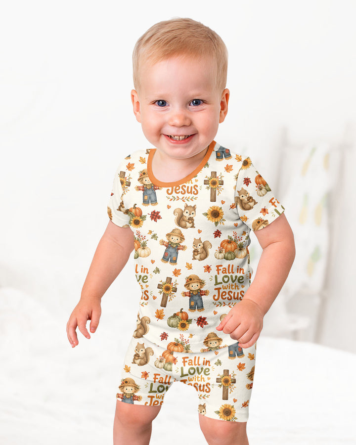 Template Bamboo Two Piece Short Sleeve Shorts Pyjamas Set