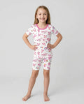 Template Bamboo Two Piece Short Sleeve Shorts Pyjamas Set