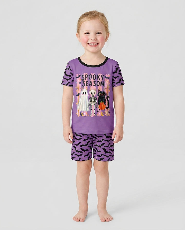 Template Bamboo Two Piece Short Sleeve Shorts Pyjamas Set