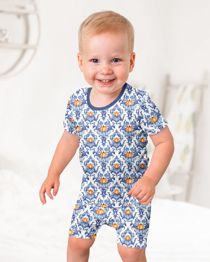 Template Bamboo Two Piece Short Sleeve Shorts Pyjamas Set