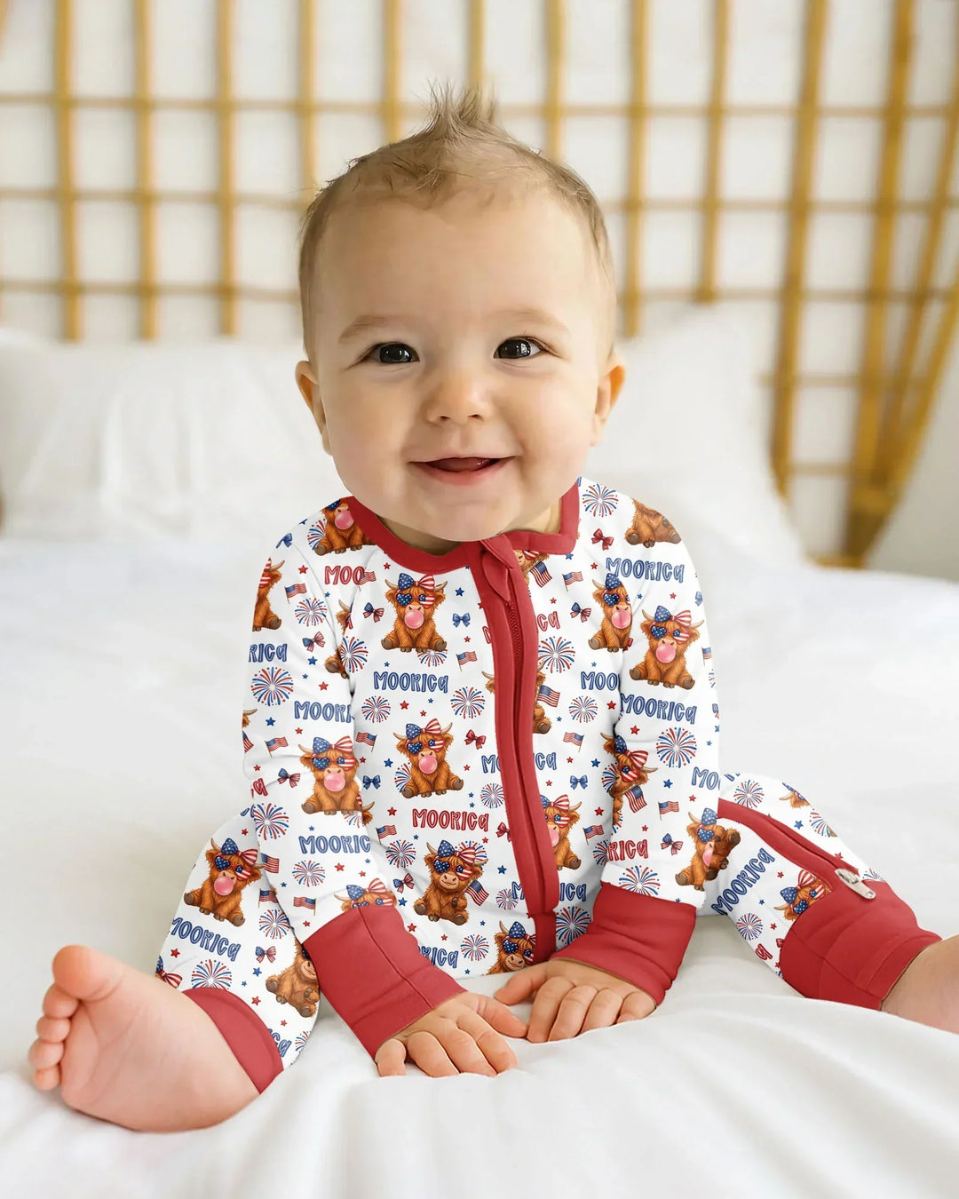 Moo-Rica Cowgirl Bamboo Convertible Zippy