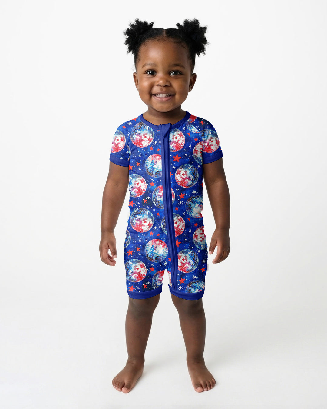USA Disco Balls Bamboo Shorty Zippy