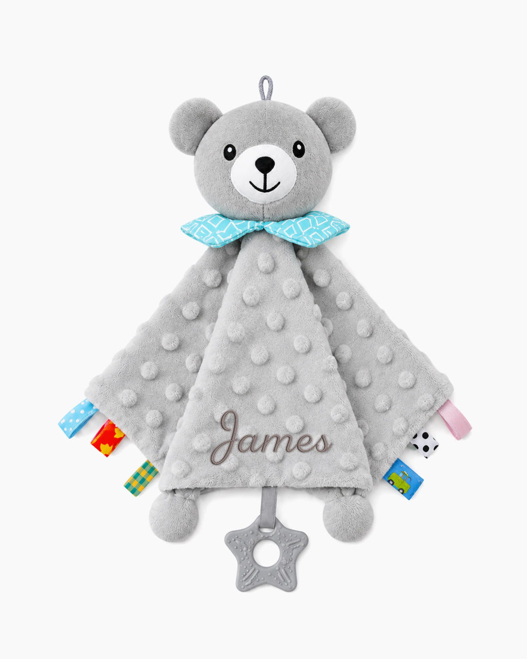 Minky Dot Lovey Baby Security Blanket