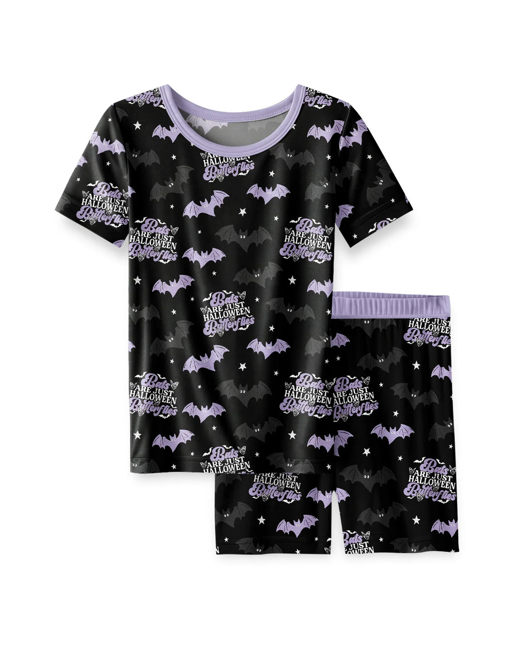 Template Bamboo Two Piece Short Sleeve Shorts Pyjamas Set