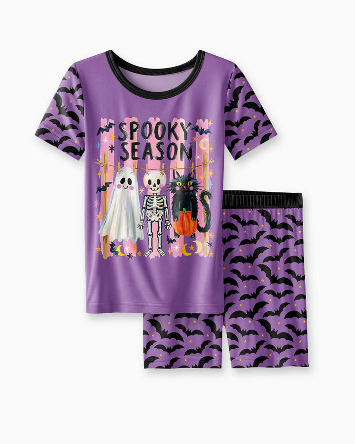 Template Bamboo Two Piece Short Sleeve Shorts Pyjamas Set