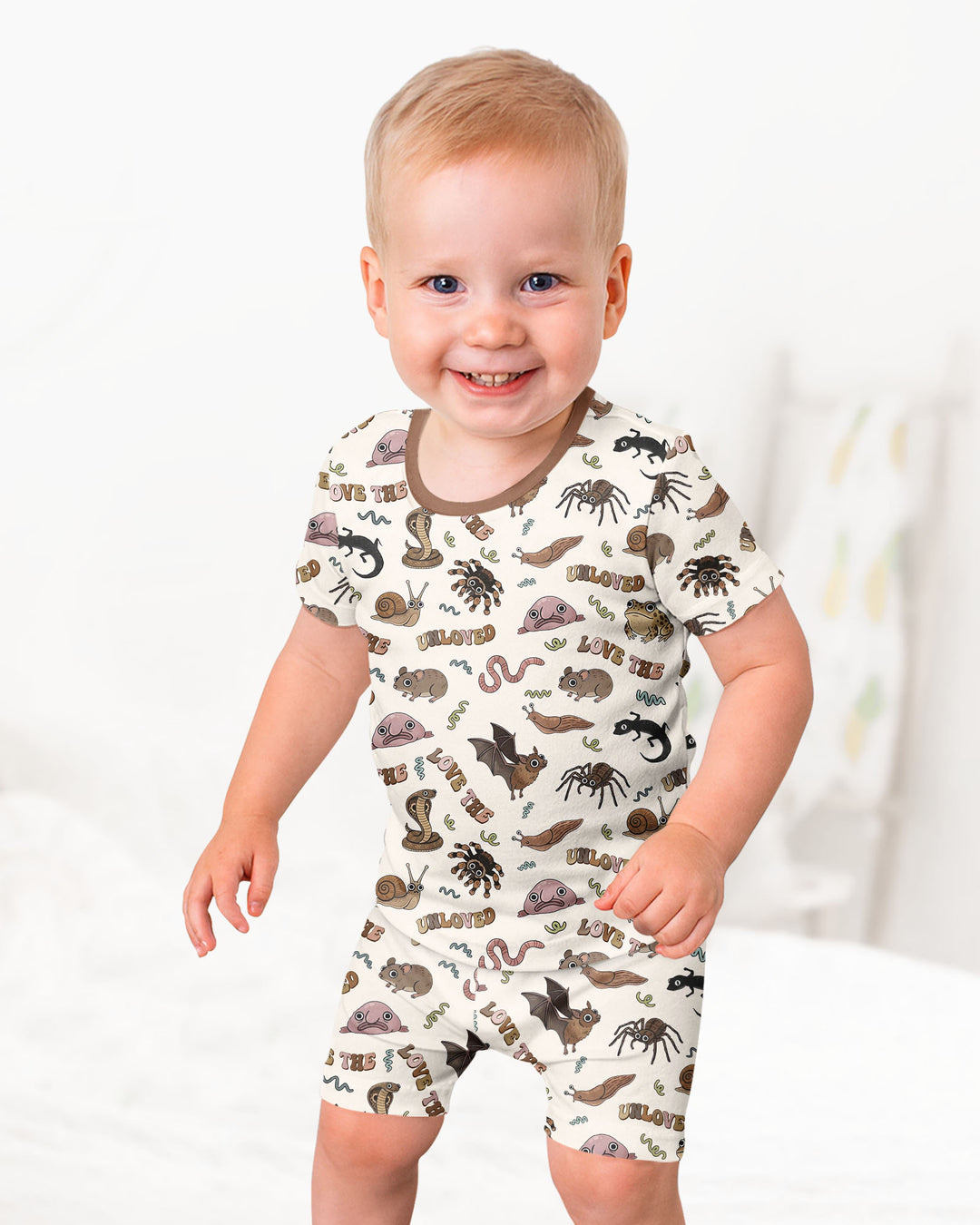 Love The Unloved Bamboo Two Piece Short Sleeve Shorts Pajama Set