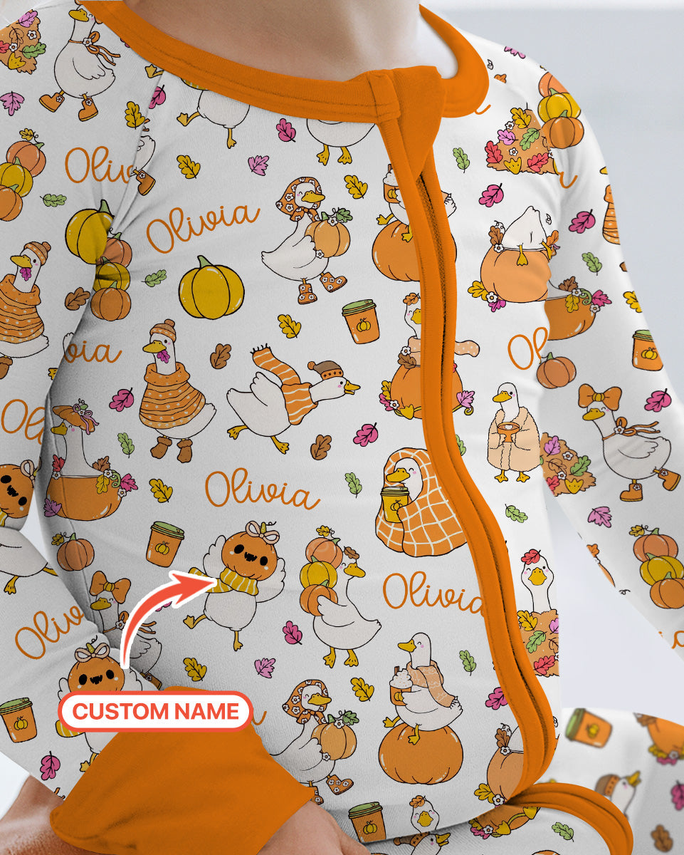 Fall Silly Goose Bamboo Convertible Zippy