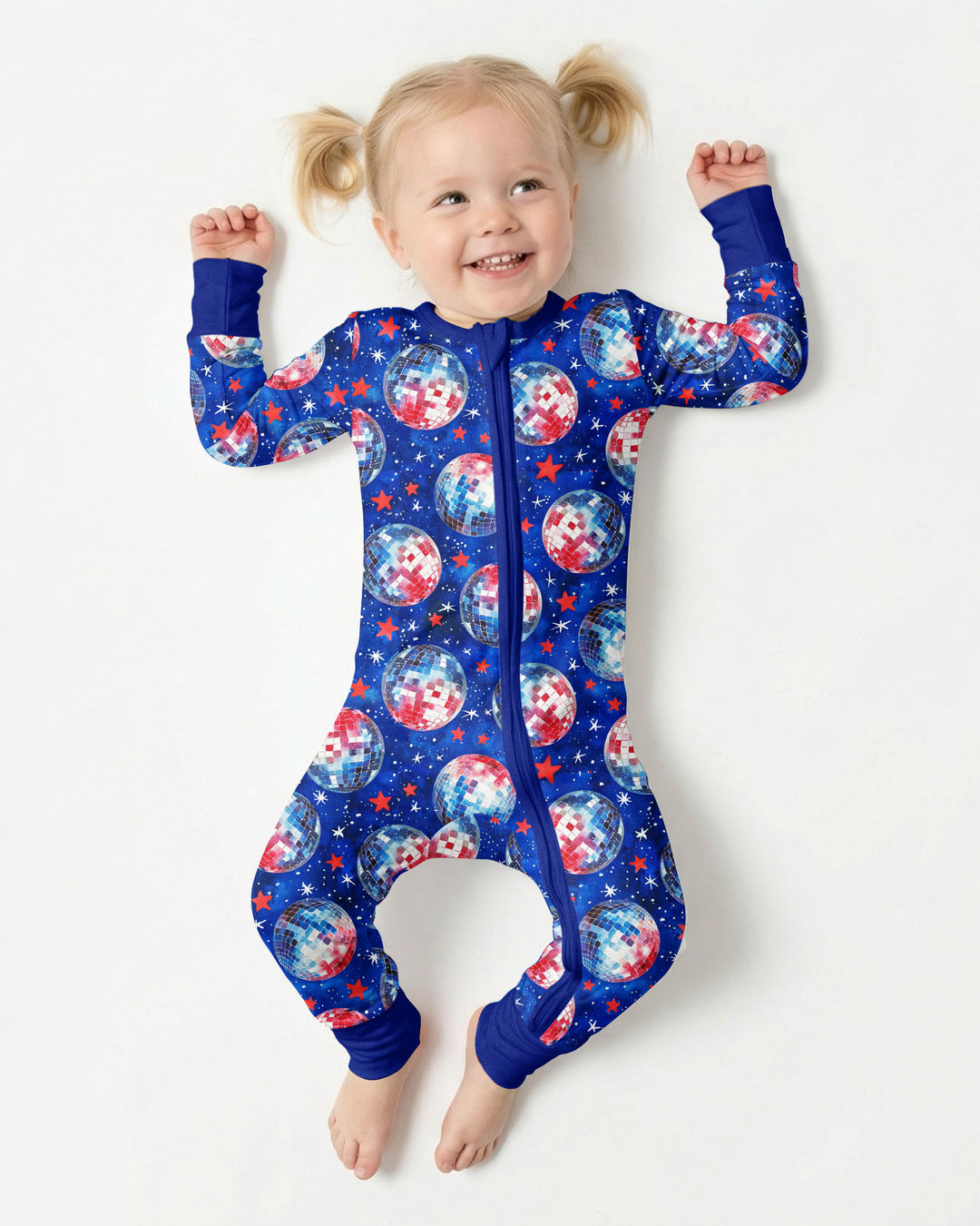 USA Disco Balls Bamboo Convertible Zippy