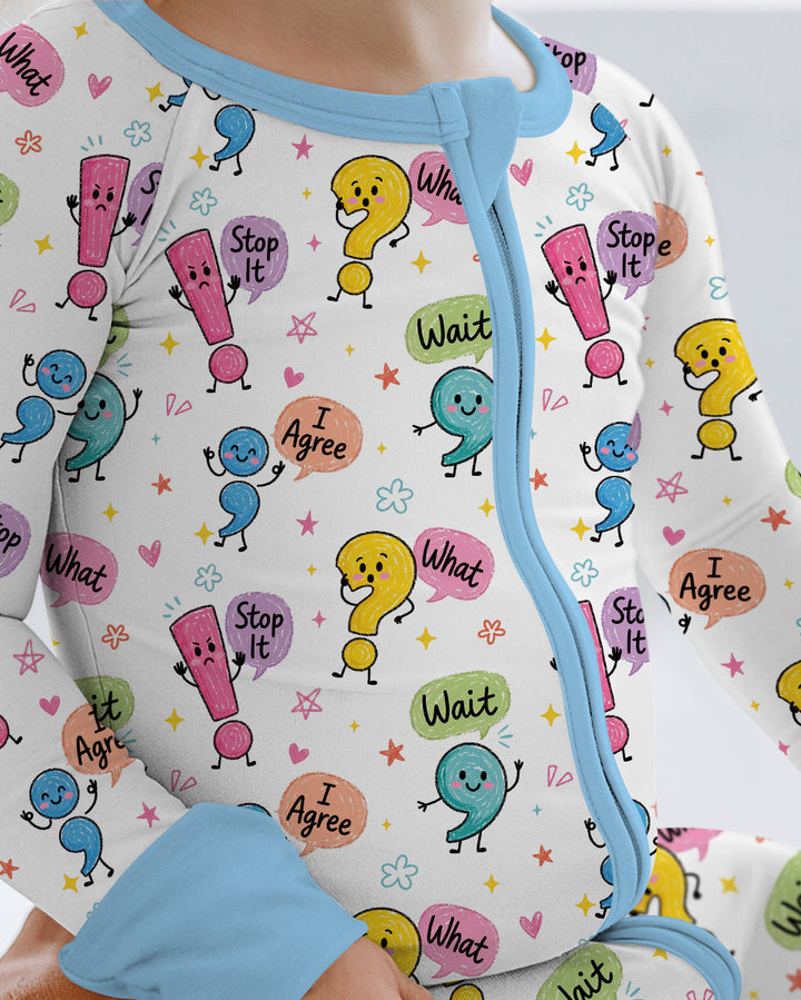 Punctuation Emotion Bamboo Convertible Zippy