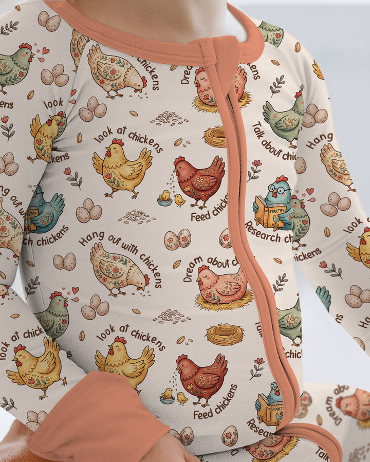Chicken Lover Bamboo Convertible Zippy