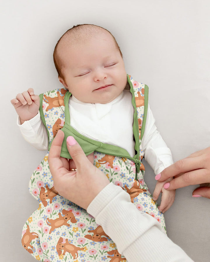 Dachshund Blooms Family Matching Bamboo Sleep Bag