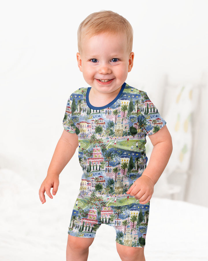 Soccer Tour 2026  Bamboo Two Piece Short Sleeve Shorts Pajama Set