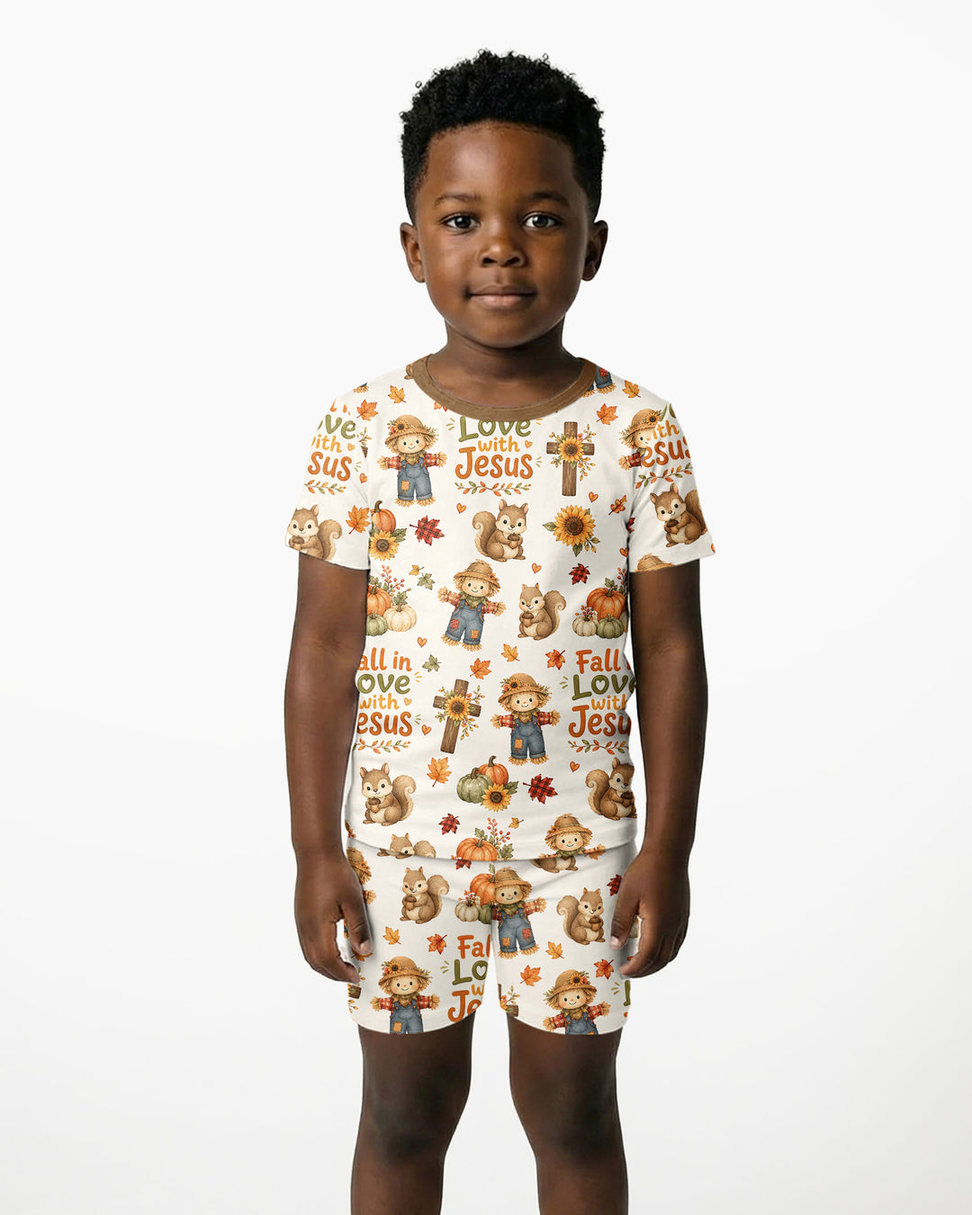 Template Bamboo Two Piece Short Sleeve Shorts Pyjamas Set