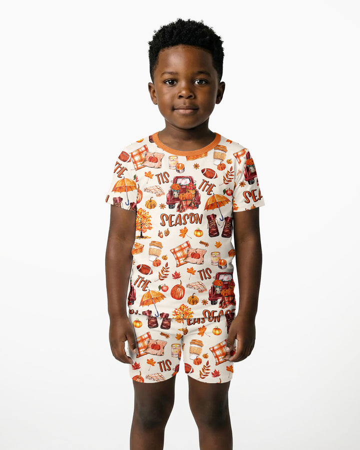 Template Bamboo Two Piece Short Sleeve Shorts Pyjamas Set