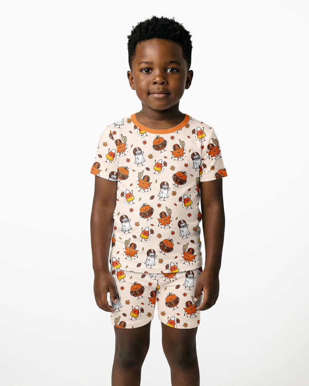Template Bamboo Two Piece Short Sleeve Shorts Pyjamas Set